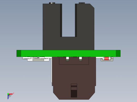带有光传感器和检测电路的印刷电路板俯视缩略图