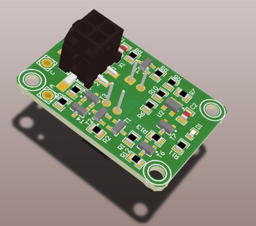 带有光传感器和检测电路的印刷电路板缩略图