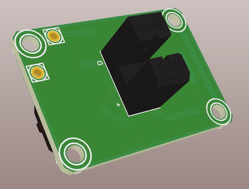 带有光传感器和检测电路的印刷电路板
