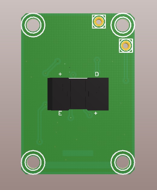 带有光传感器和检测电路的印刷电路板