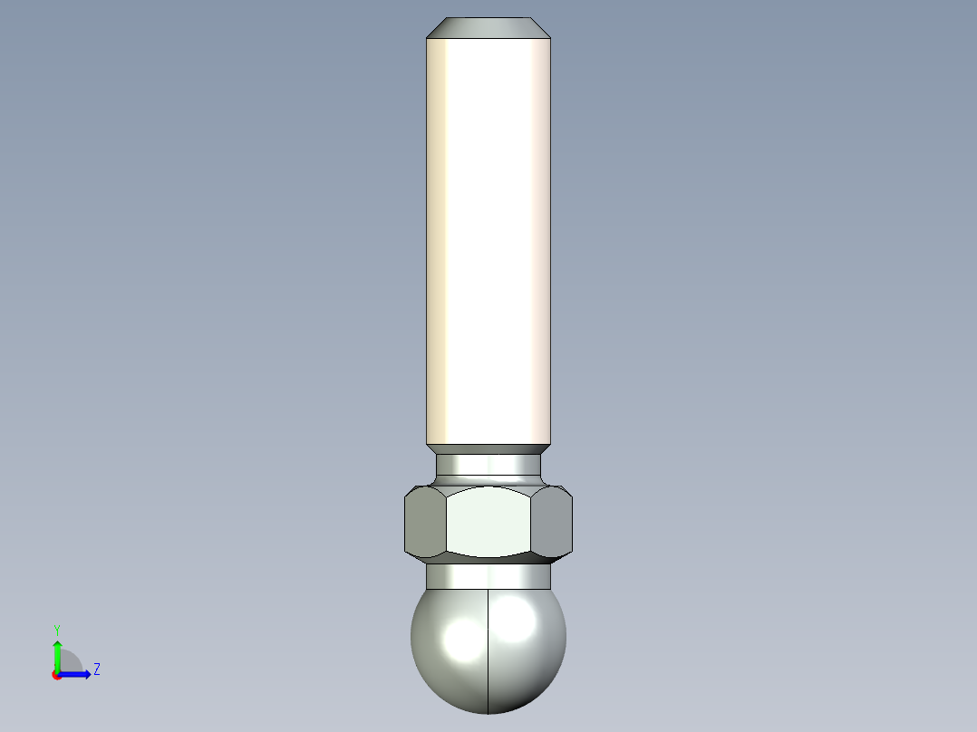 型材-KJN M12X45 THREADED ROD 098DM12045M左视图