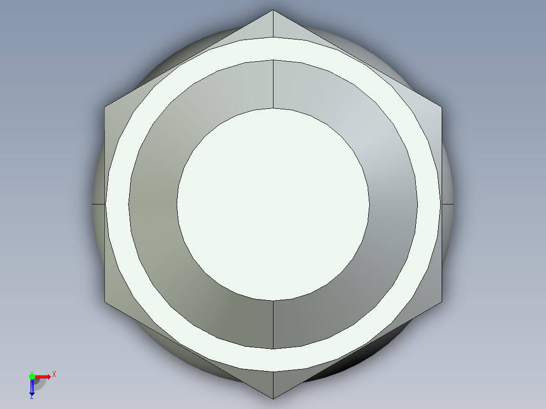 型材-KJN M12X45 THREADED ROD 098DM12045M俯视图