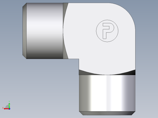 卡套式工业通用硬管接头EO_Union_elbow_W08LCFX后视缩略图