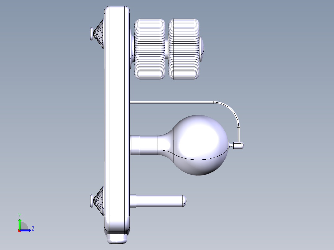功率放大器21左视图