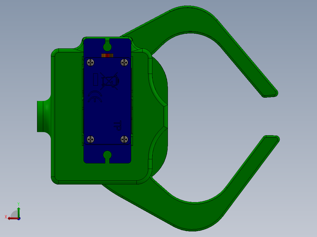 机械爪 3D图纸 (50)后视图