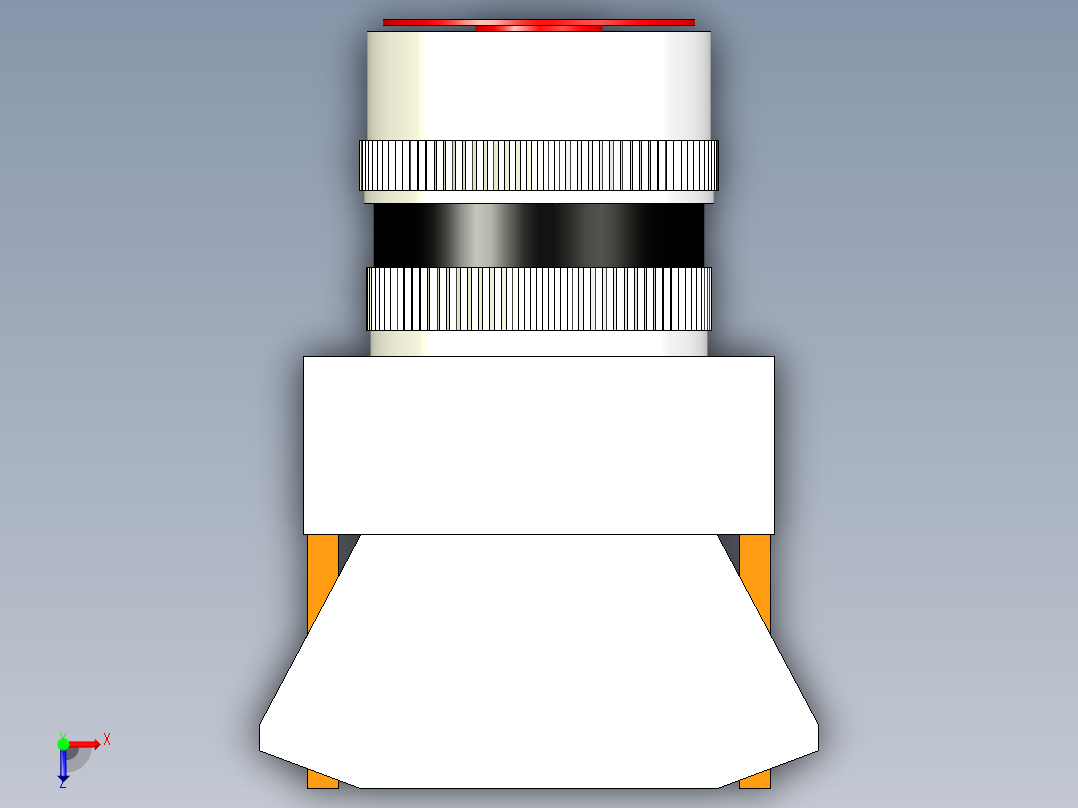德力西电气LAY7-11BN 红俯视图