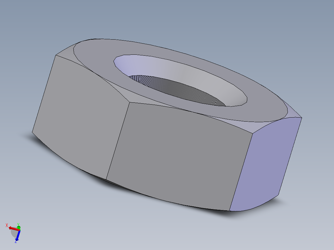 细牙I型六角薄螺母  M8×1.25