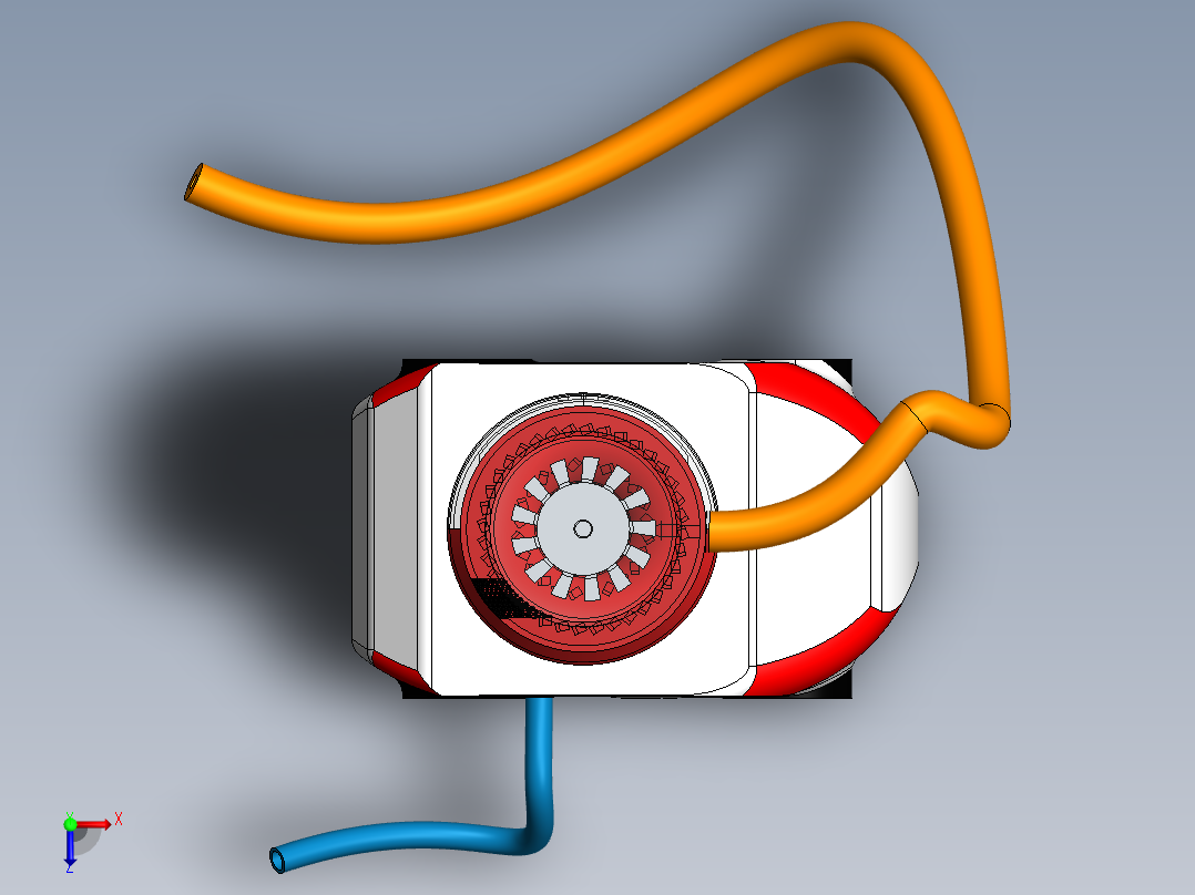 A2004040-污水处理车俯视图
