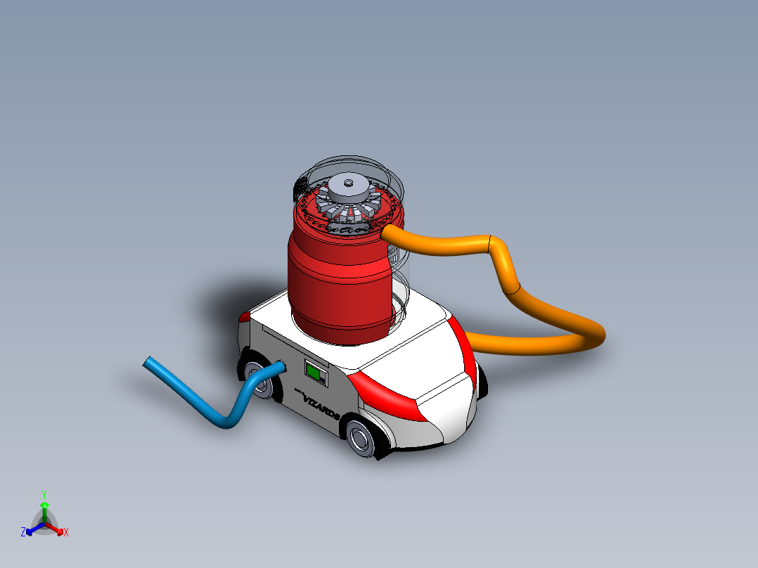 A2004040-污水处理车正等轴测图