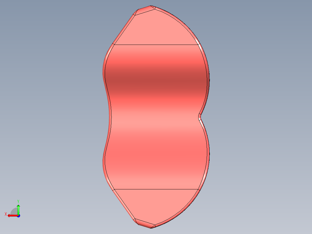 户外座椅（环境设计）后视图