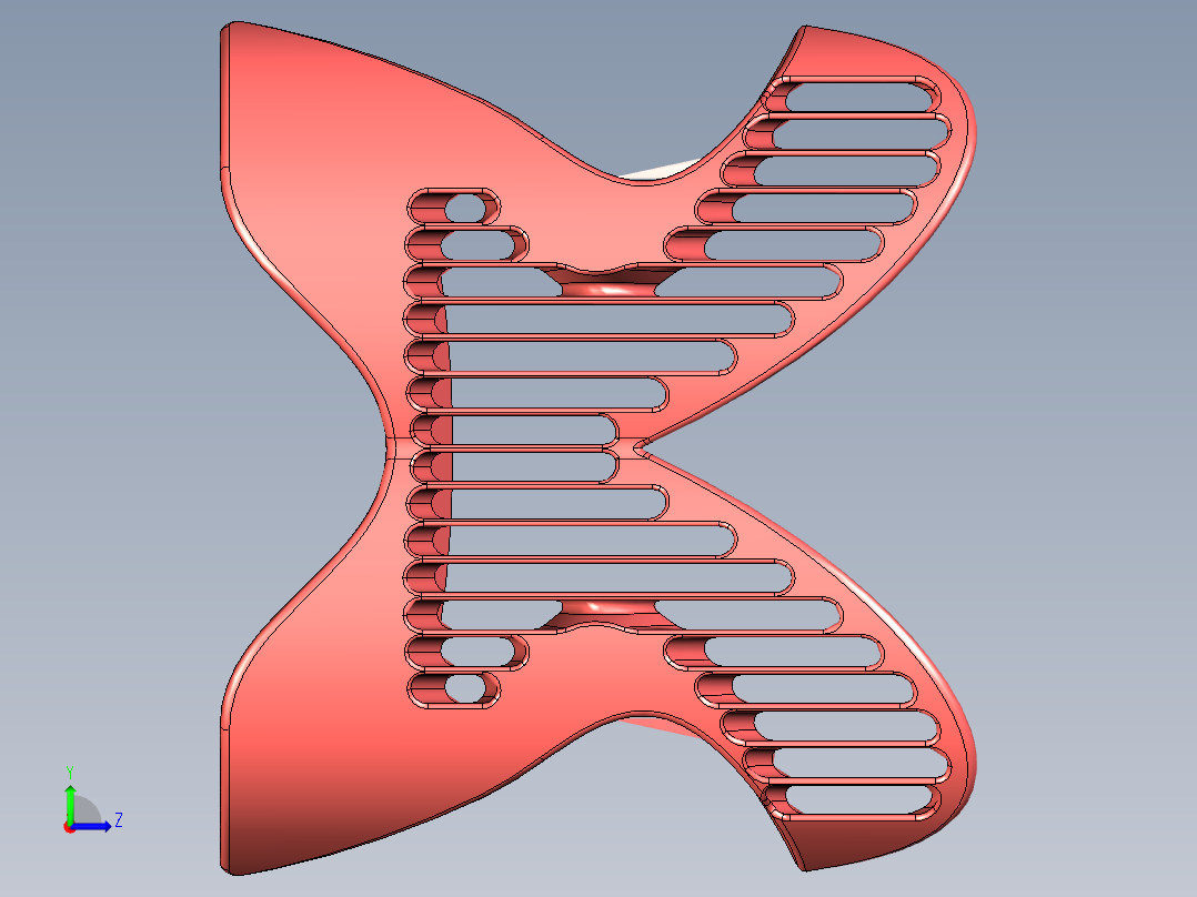 户外座椅（环境设计）左视图