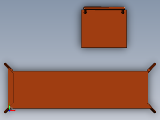 新式桌椅套前视缩略图