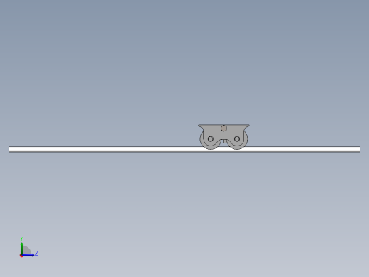 V型轨道车左视缩略图