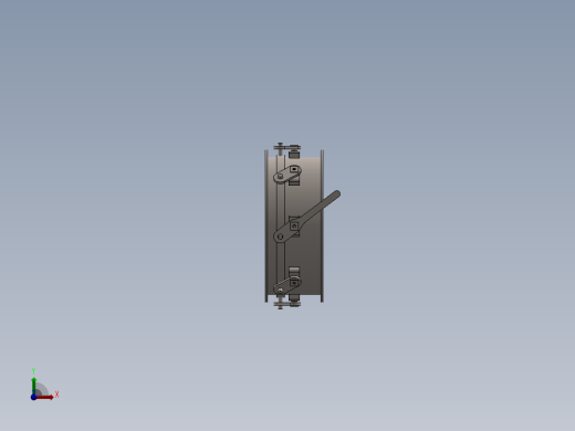 离心风机进水阀前视缩略图