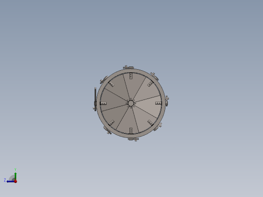 离心风机进水阀右视缩略图