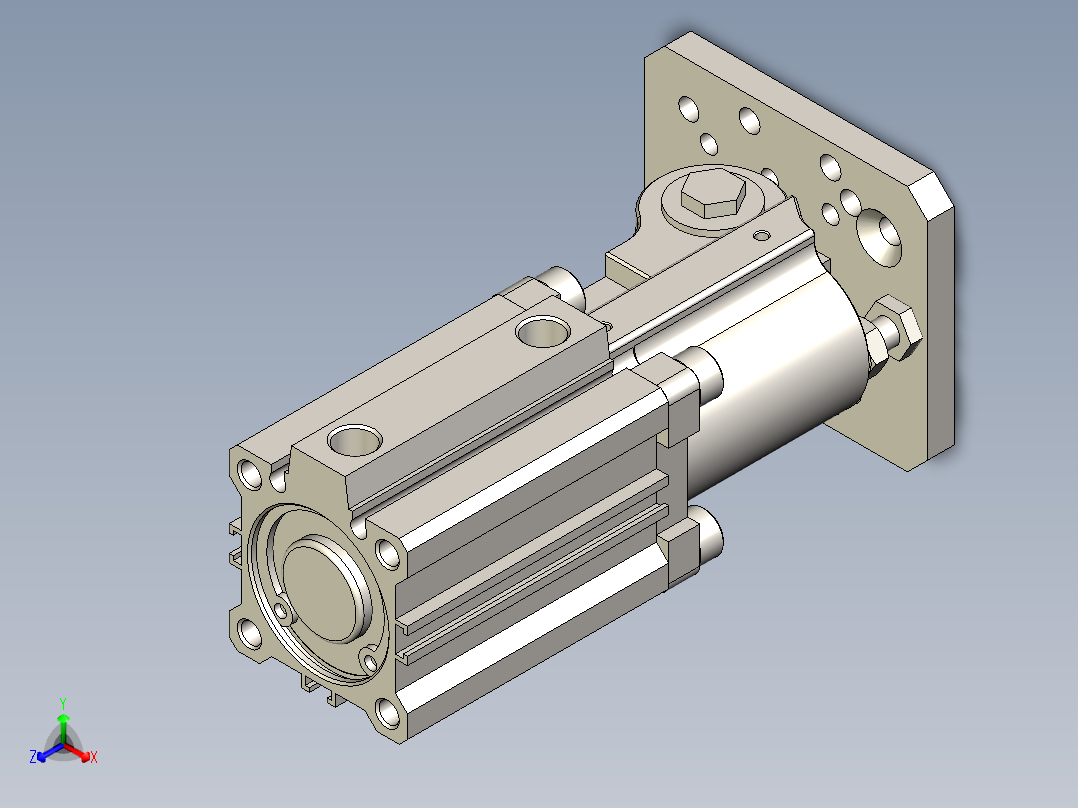 DHR2C-32M30ZG-ZB側姿组气缸