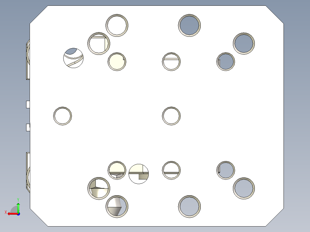 DHR2C-32M30ZG-ZB側姿组气缸后视图