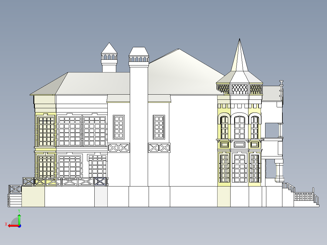 房子、建筑(160)后视图