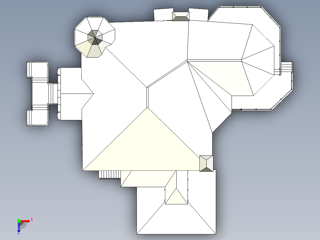 房子、建筑(160)俯视图