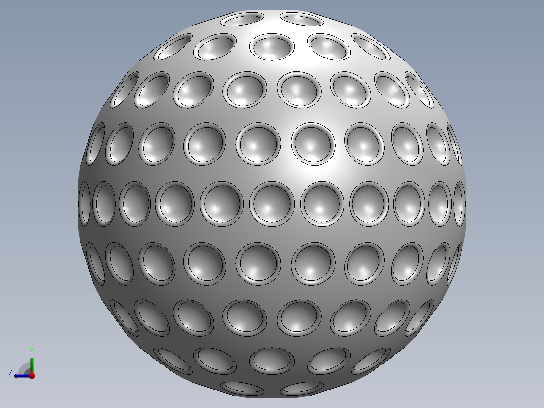 高尔夫球、高尔夫球小车、高尔夫球装备golf-ball-34 1 SW.zip右视图