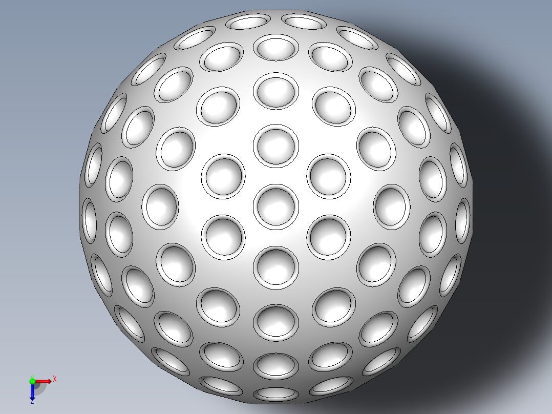 高尔夫球、高尔夫球小车、高尔夫球装备golf-ball-34 1 SW.zip俯视图