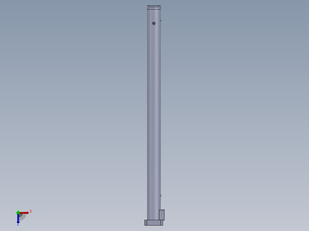 液压缸管diameter-125-mm-length-2345-mm-1.snapshot.1俯视图