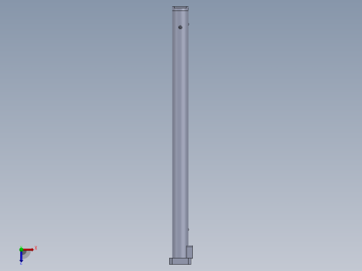 液压缸管diameter-125-mm-length-2345-mm-1.snapshot.1俯视缩略图