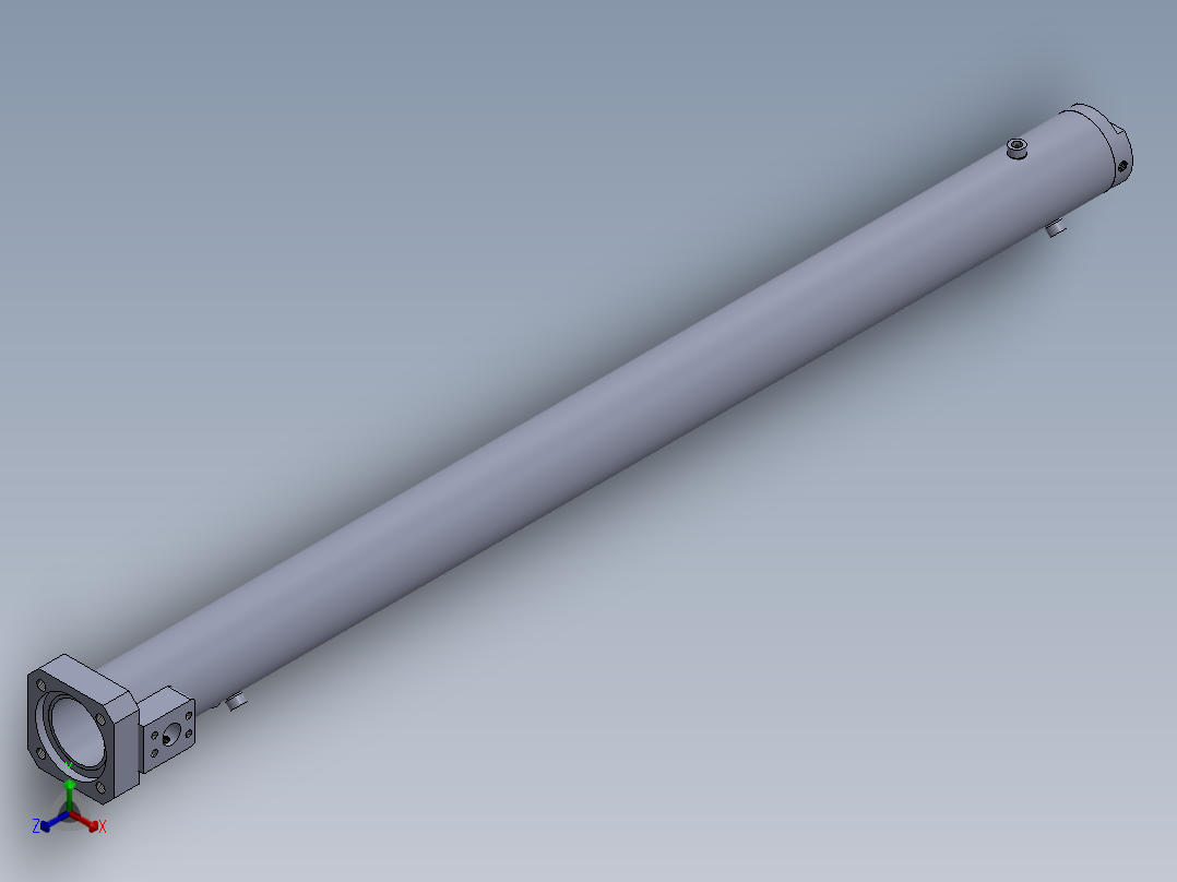 液压缸管diameter-125-mm-length-2345-mm-1.snapshot.1正等轴测图