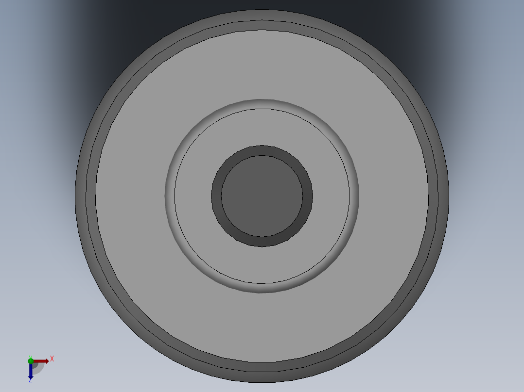 国标囊式蓄能器(螺纹连接) NXQ J俯视图
