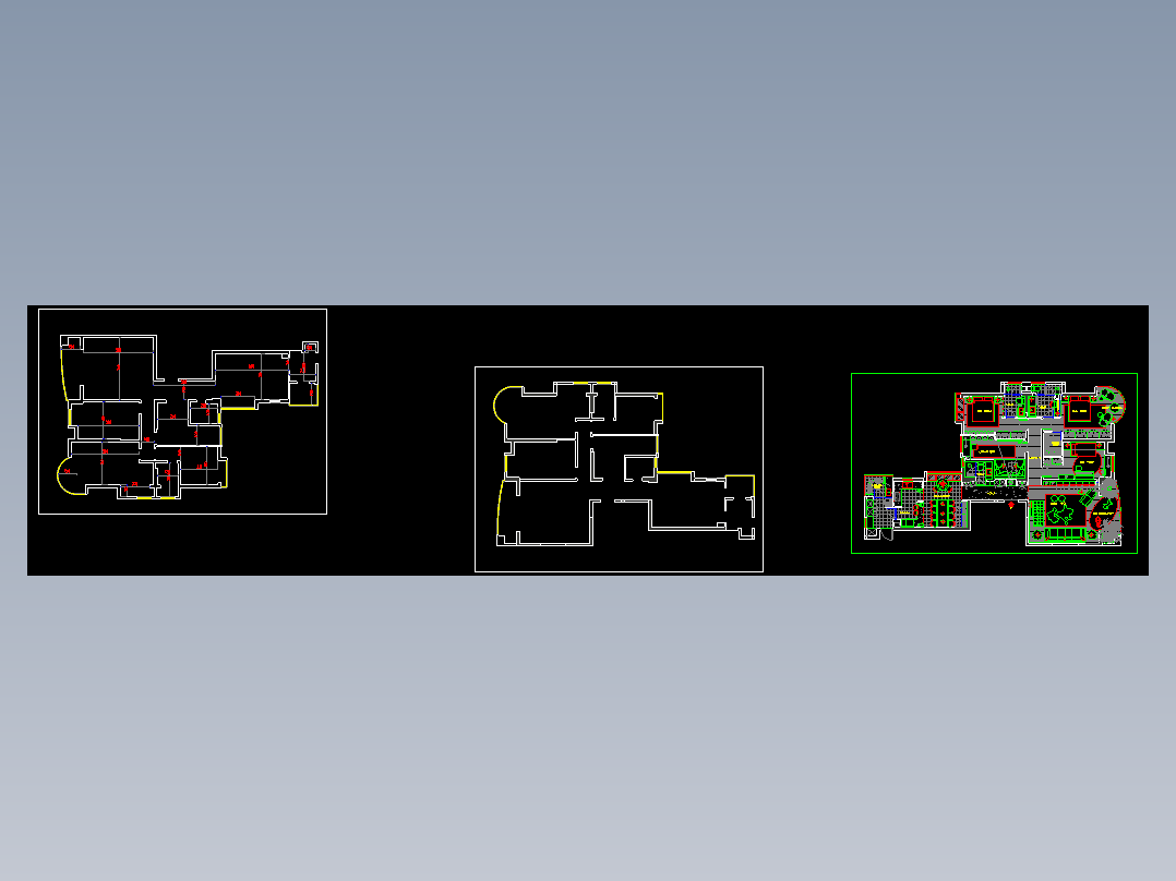 平面方案CAD源文件（调整后）