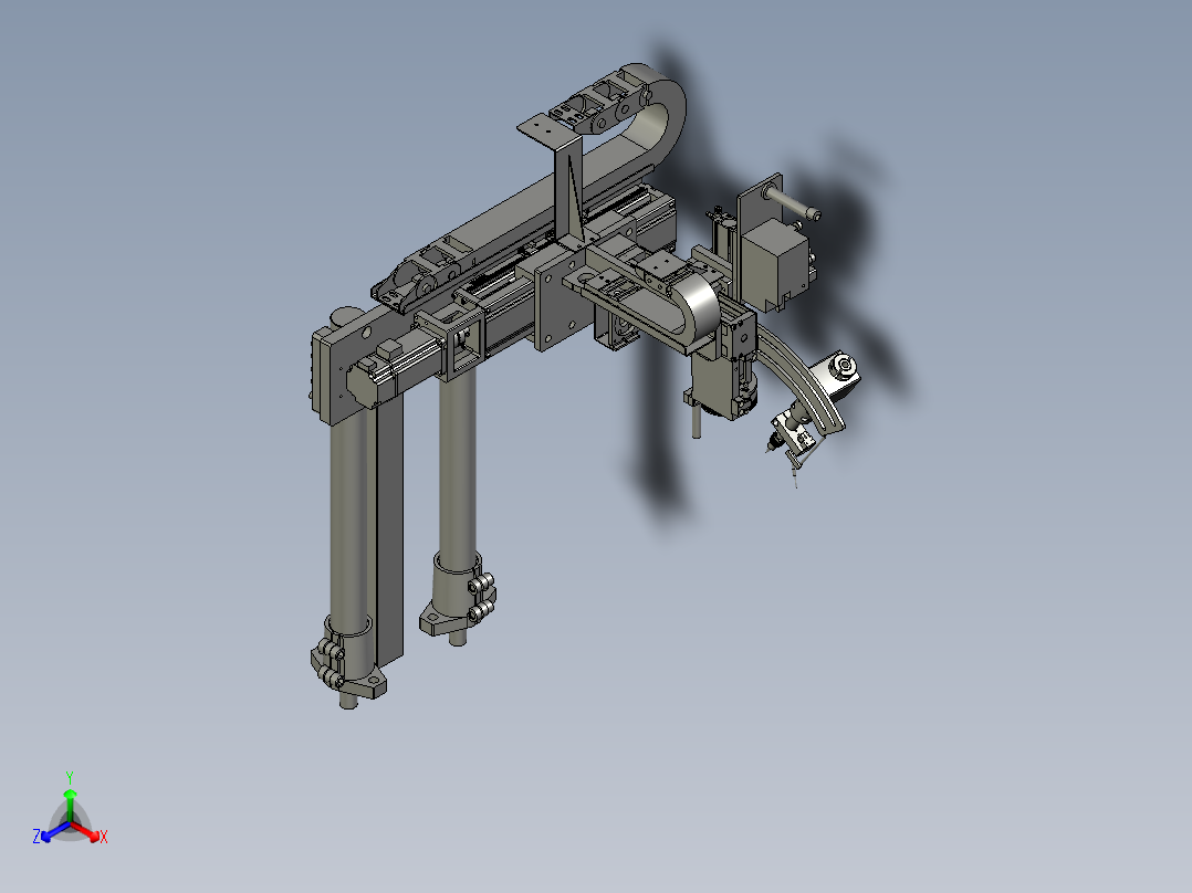 镜向三轴模组-OP006主视图