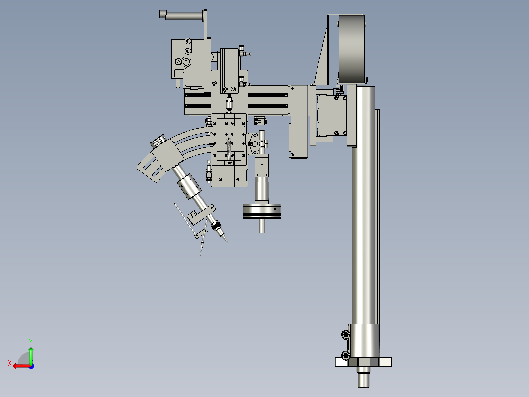 镜向三轴模组-OP006后视图