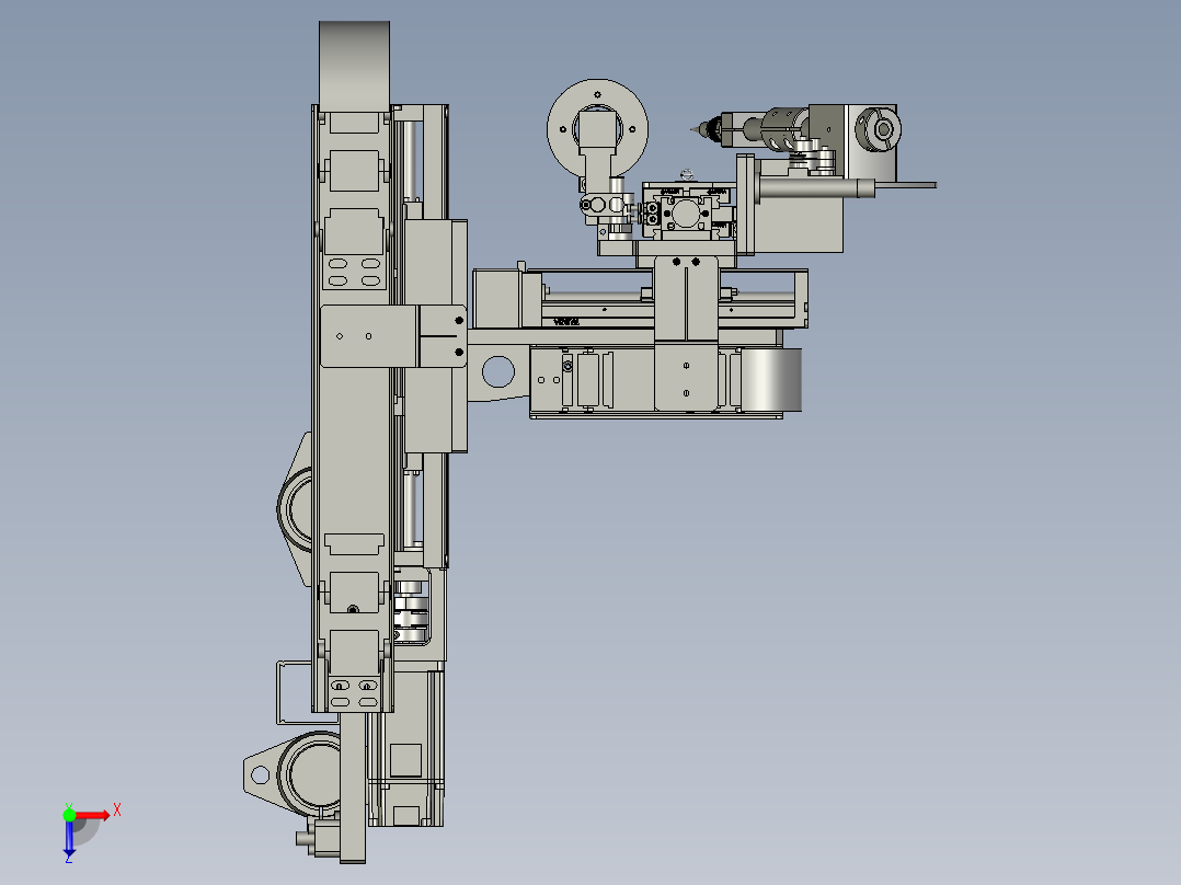 镜向三轴模组-OP006俯视图