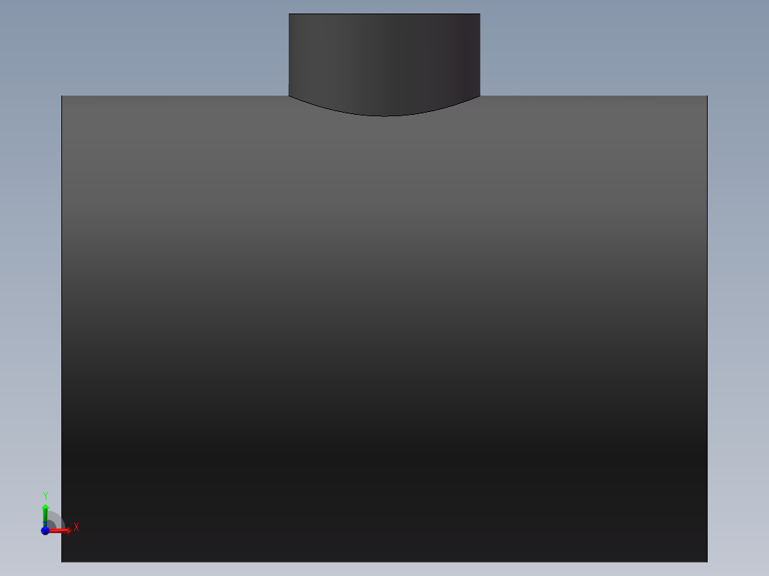 RTee_DN150_50_U-PVC前视图