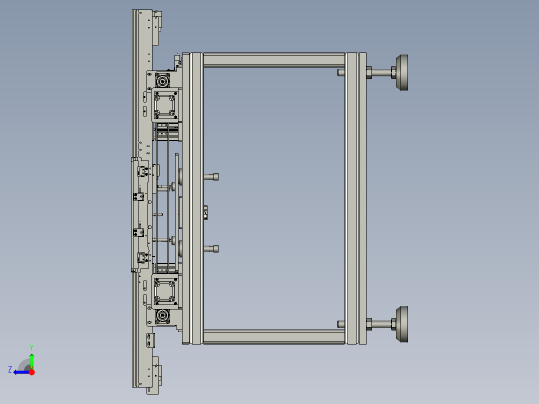 PCB-下料整体右视图