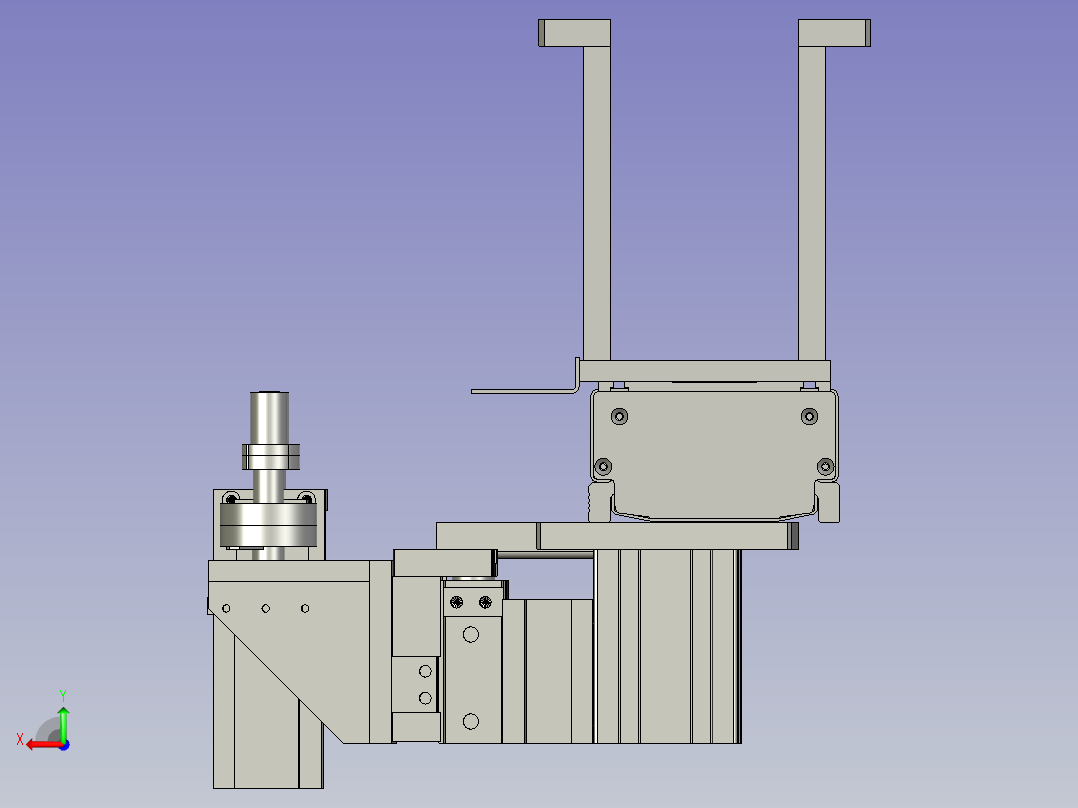 A2抓料总成后视图