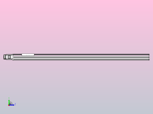 日规模组半封闭丝杆TPA-HNR-220D-3210C-L2050-M-Y-P1K-N3左视缩略图