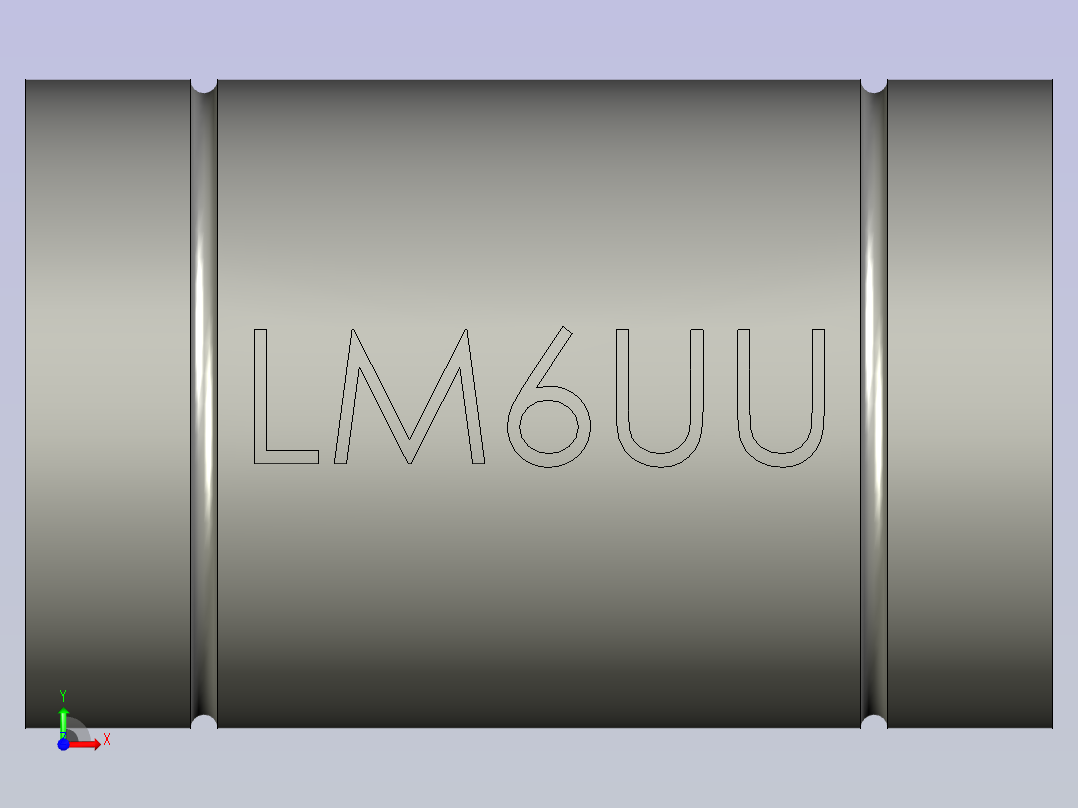 LM6UU直线轴承GB前视图