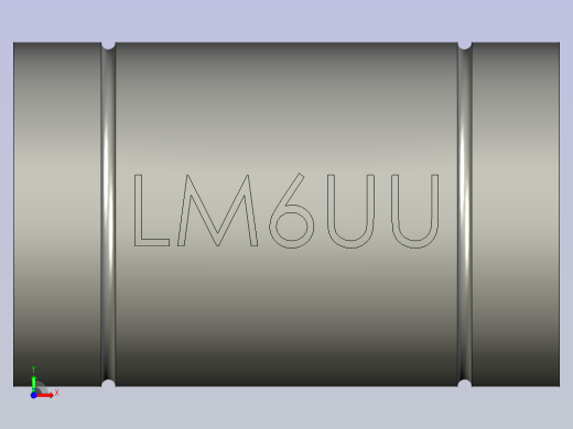 LM6UU直线轴承GB前视缩略图