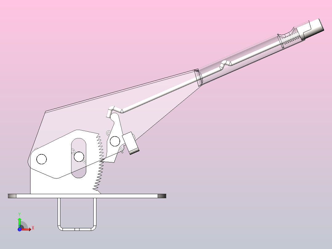 手制动器前视图