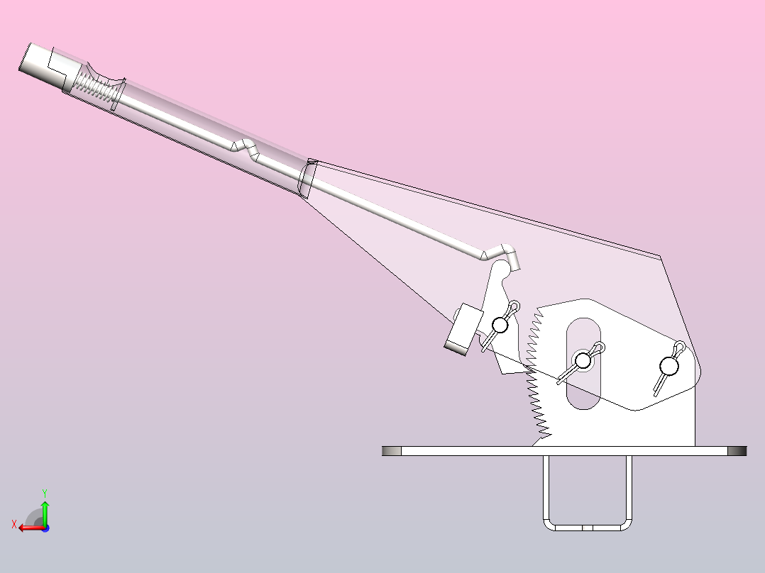 手制动器后视图