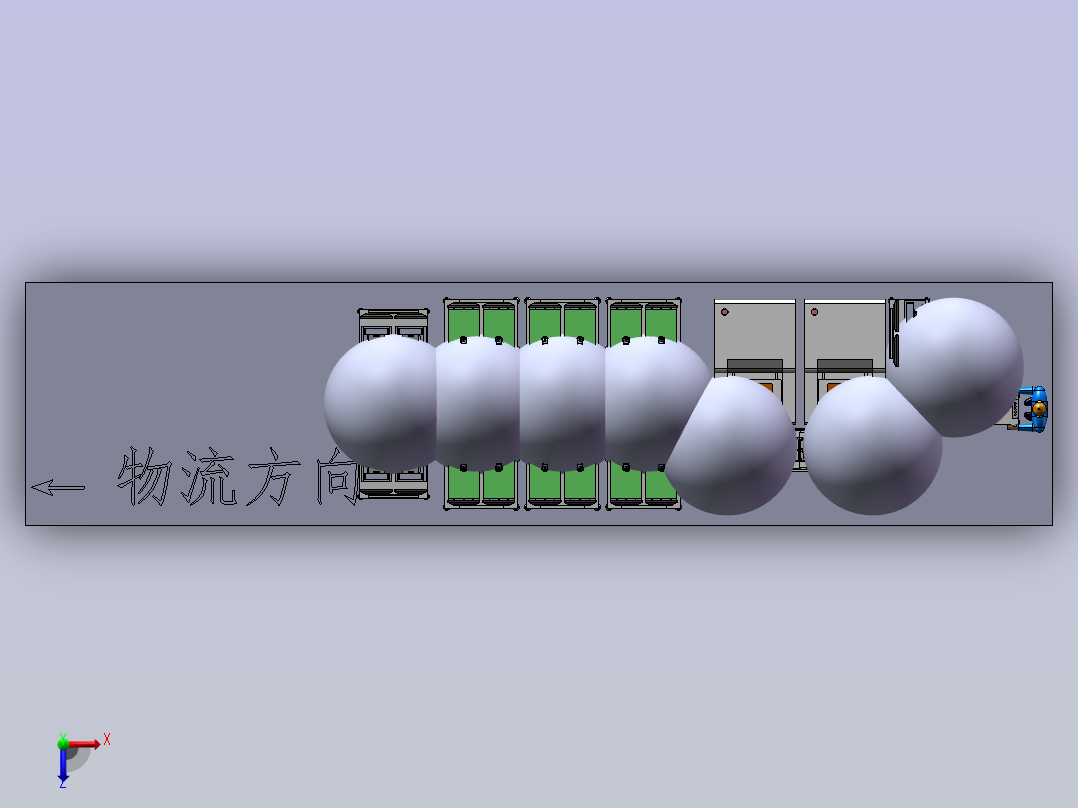 PCB板烧录自动化俯视图