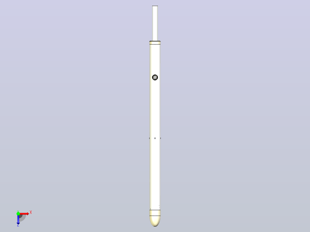 遥控飞机用的小型皮托管俯视图