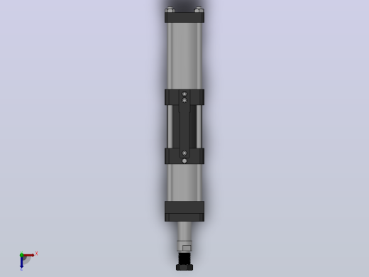 MPTF-3T系列快速型[MPTF-80-50-10-3T-M1-S2-0°]气压增压缸俯视缩略图