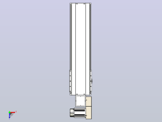 皮带直线轴半封闭可选导轨TPA-HNB-220D-176-L550-MR-C-P1K-N3俯视缩略图