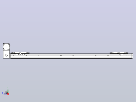 皮带直线轴双滑块型TPA-GCBS-150-P80-L500-LU-M75-N3右视缩略图