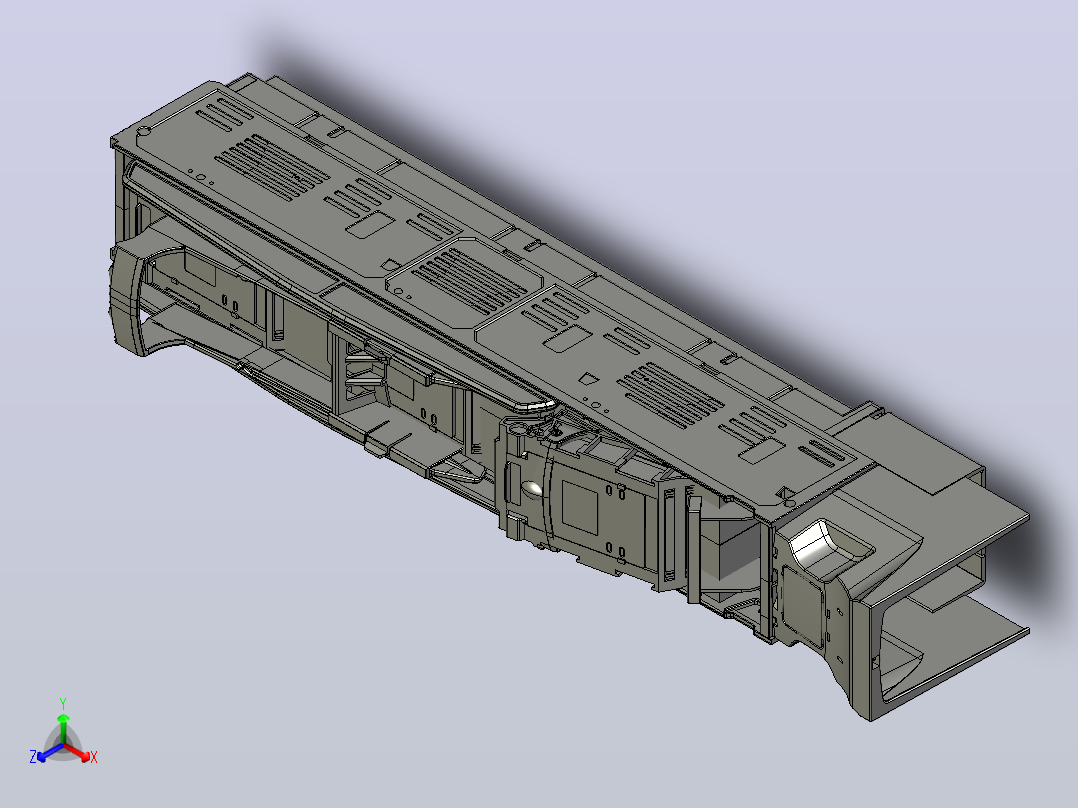 NHRT40-250～630_3L 3P条形熔断器式隔离开关三维模型201908主视图