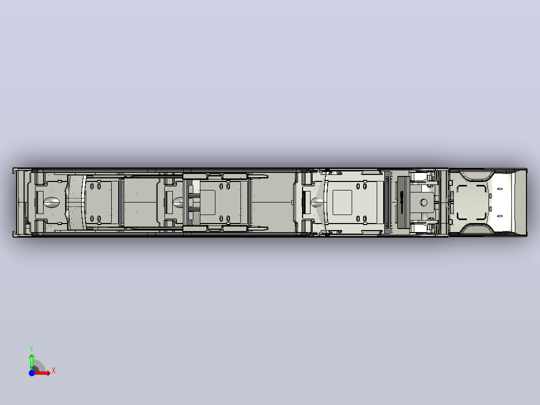 NHRT40-250～630_3L 3P条形熔断器式隔离开关三维模型201908前视图