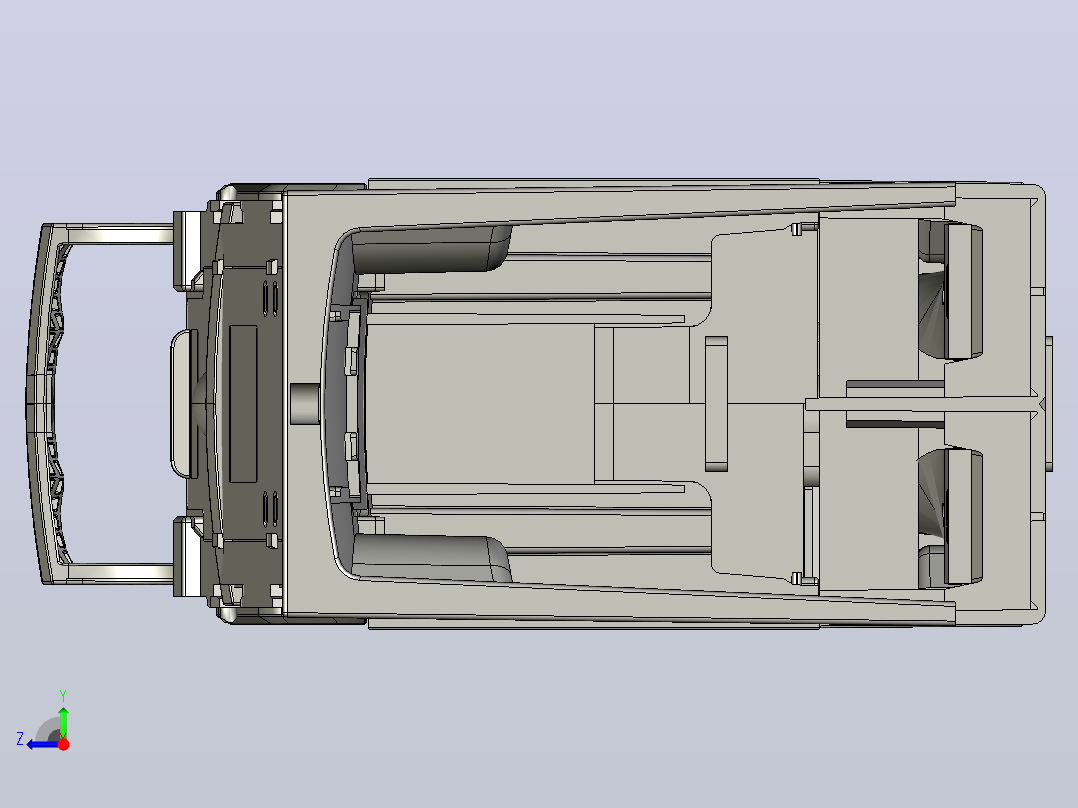 NHRT40-250～630_3L 3P条形熔断器式隔离开关三维模型201908右视图