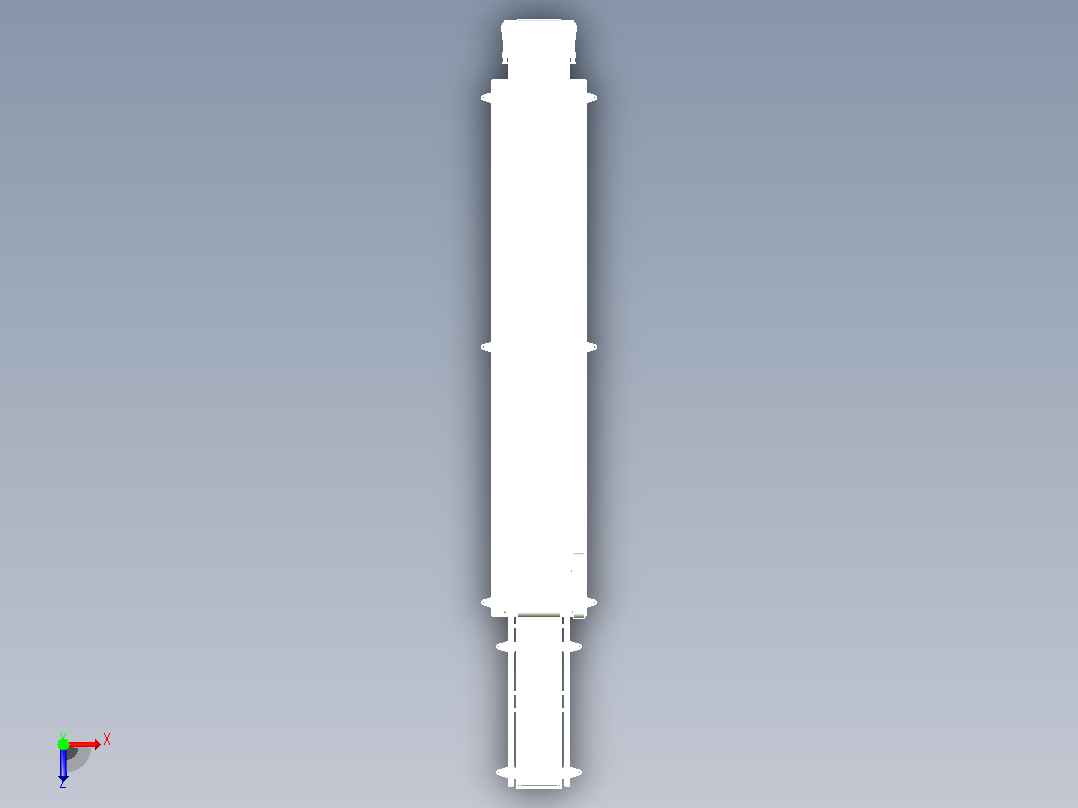 流水线输送机设备俯视图